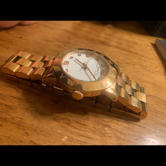 Marc by Marc Jacobs Rose Gold Rhinestone Women’s Watch - Picture 11 of 13